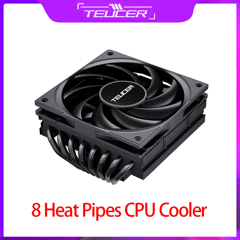 Air Cooler Cpu - TEUCER 8 Heat Pipes CPU Cooler