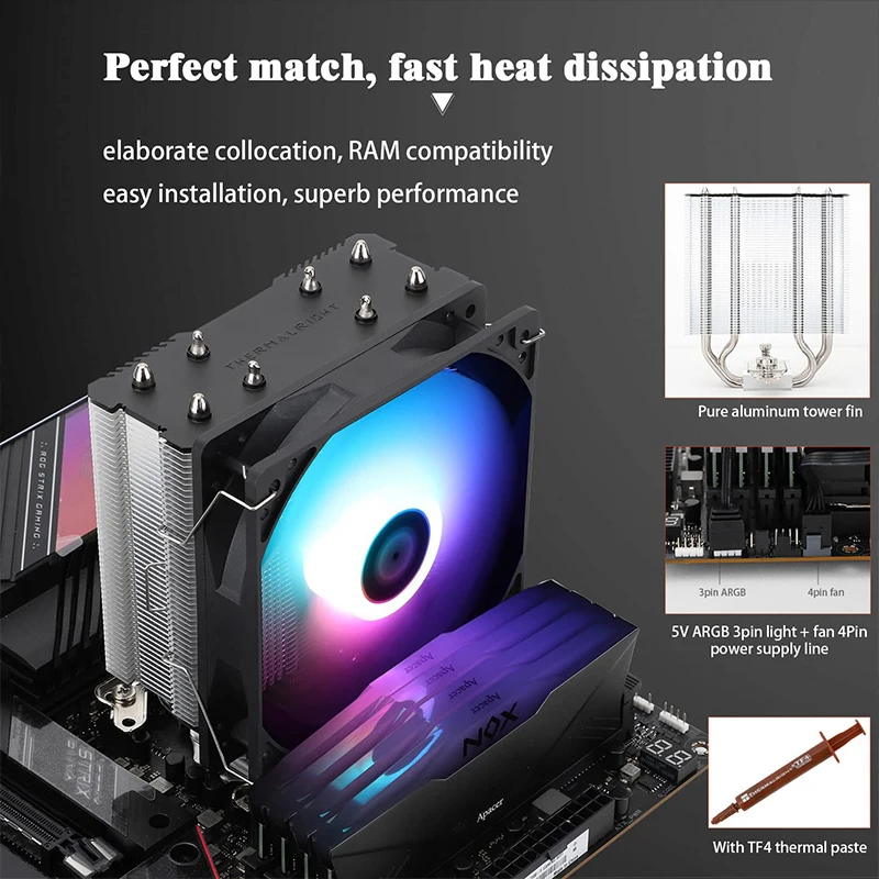 Thermalright Assassin X 120 Re - Cpu Heatsink recension och pris