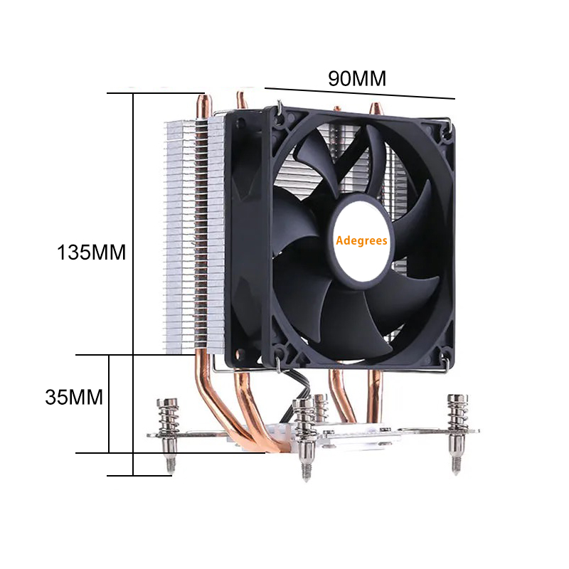 2Heat Pipes X99 CPU Air Cooler - Air Cooler Cpu recension och pris