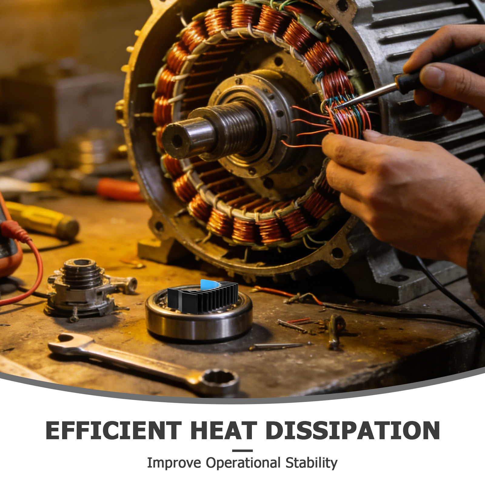 Round Stepper Motor Aluminum H - Heatsink recension och pris