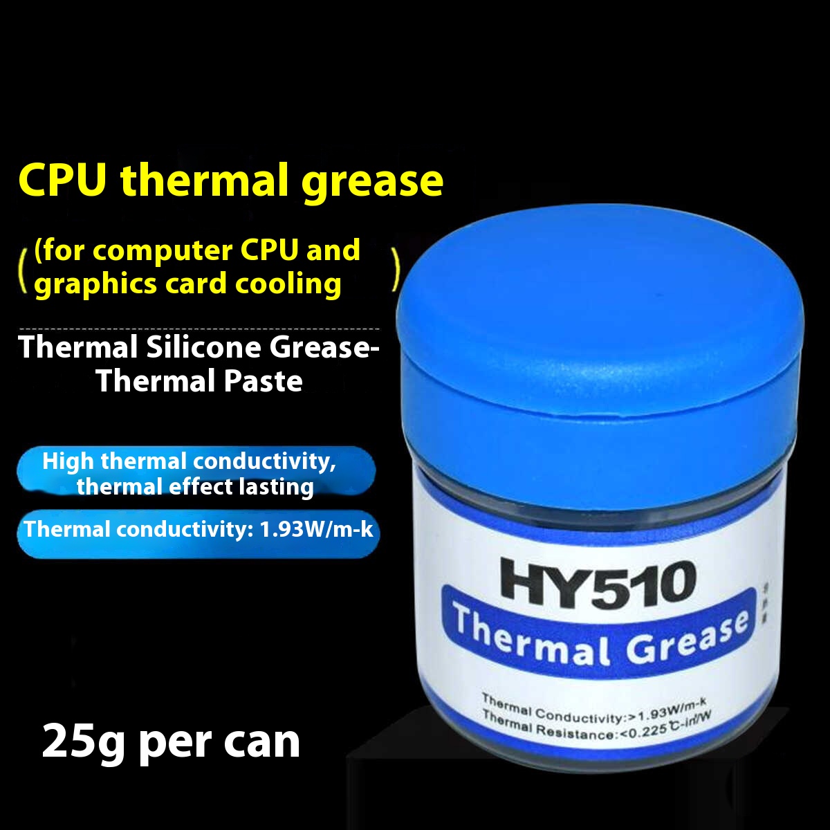 HY510 Desktop Computer CPU The - Thermal Paste recension och pris